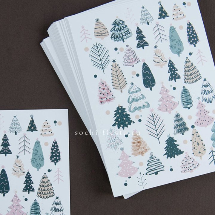 Открытка к букету "Елки" в Ижевске