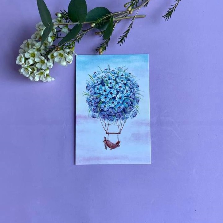 Открытка к букету "Флоростат" в Ижевске