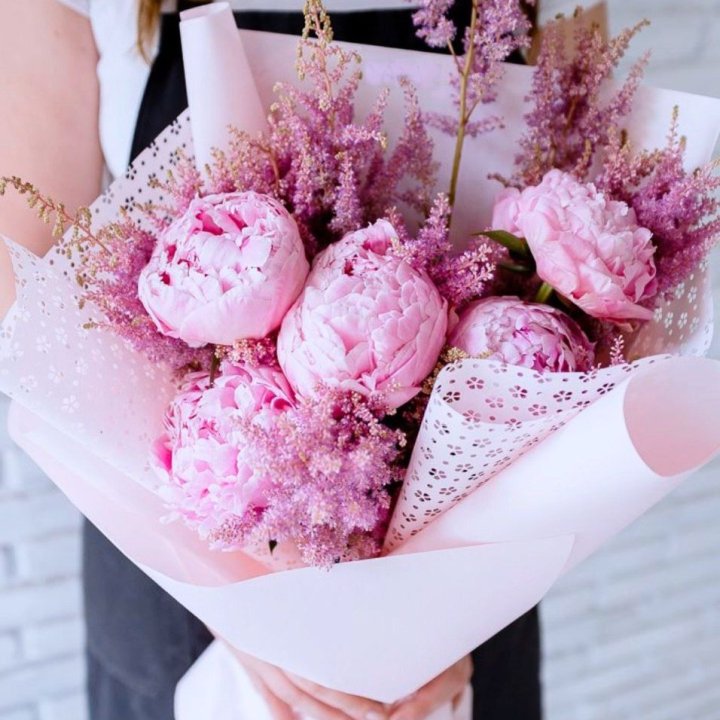 Букет пионов "Мелиса" в Ижевске
