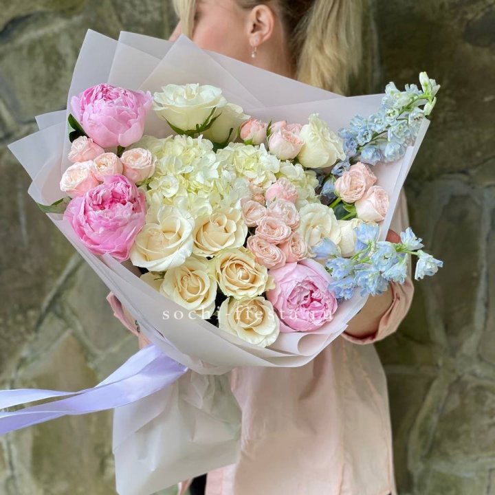 Букет с пионами "Богема" в Ижевске