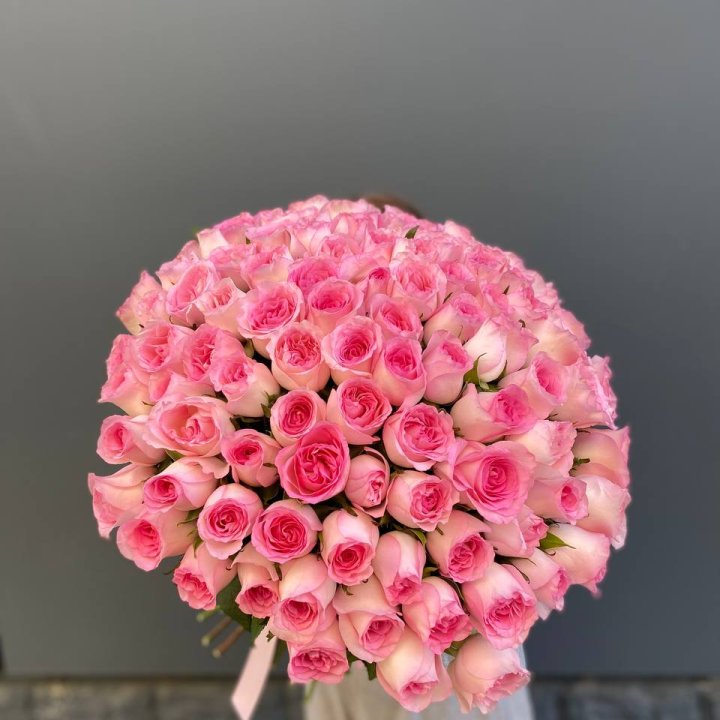 101 розовая роза в Ижевске