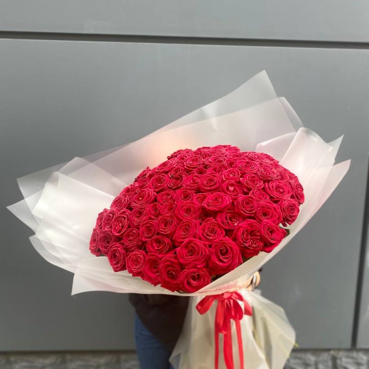 101 высокая роза в Ижевске