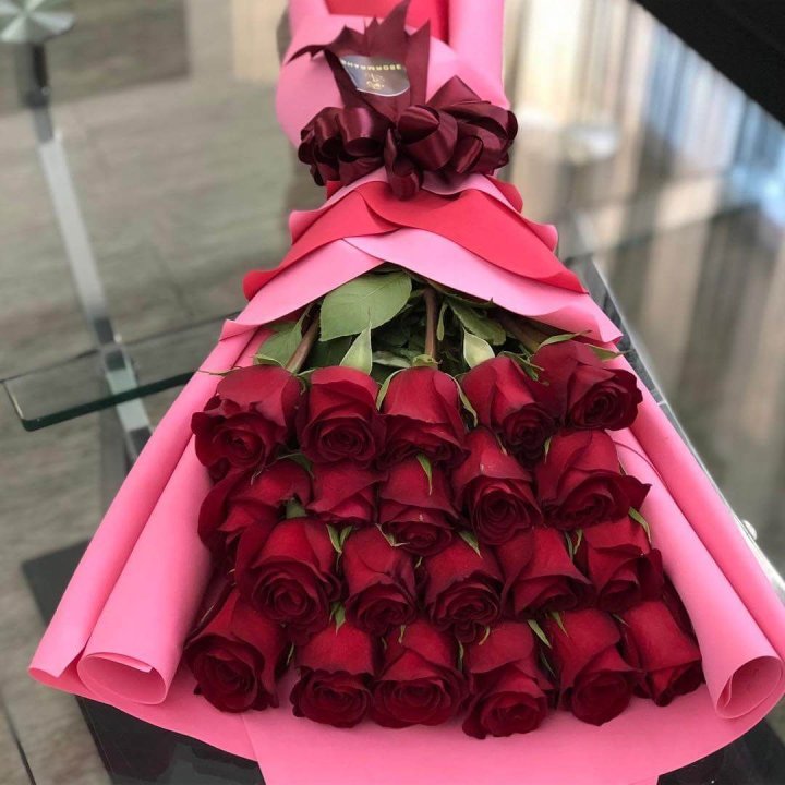 21 красная роза "Элеганс" в Ижевске