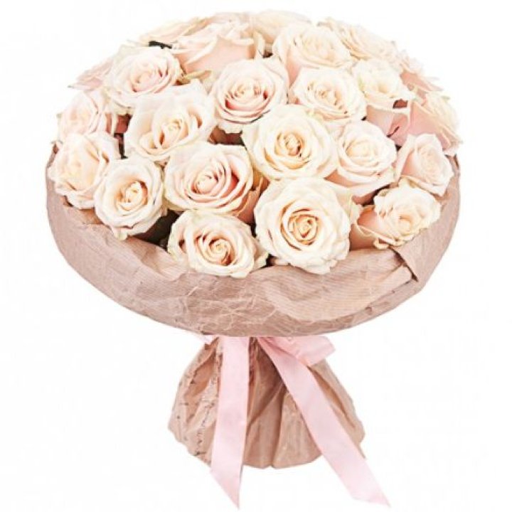 25 кремовых роз "Craft" в Ижевске