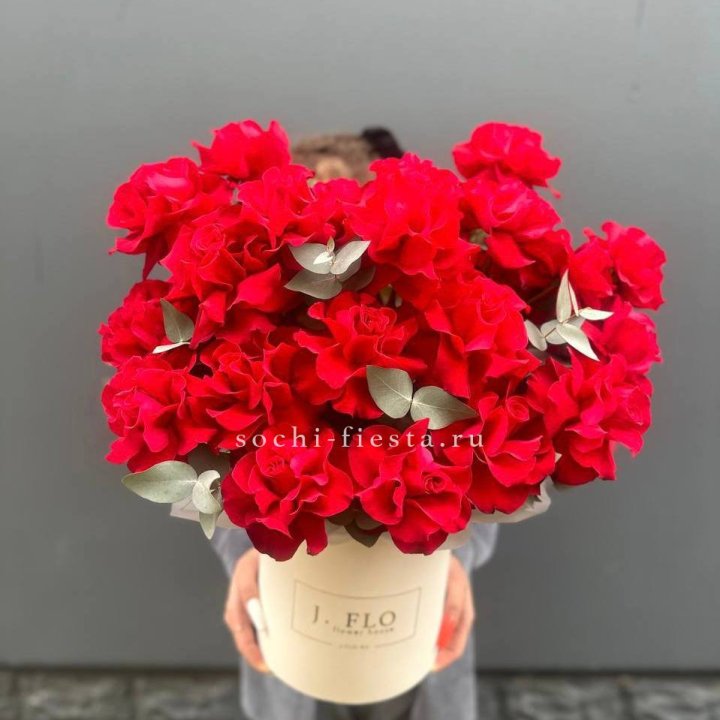 35 Французских роз в боксе в Ижевске