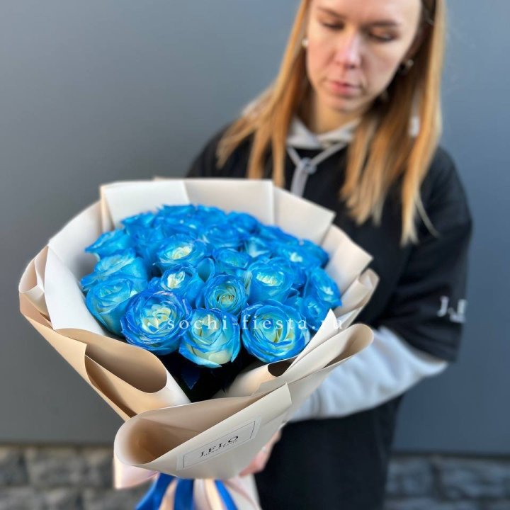 Букет синих роз блю логан в Ижевске