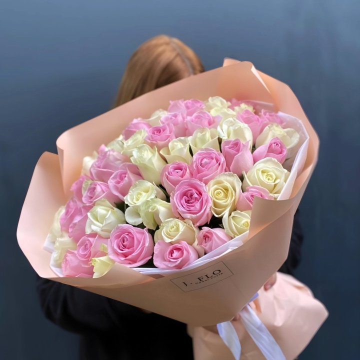 55 роз микс нежности в Ижевске