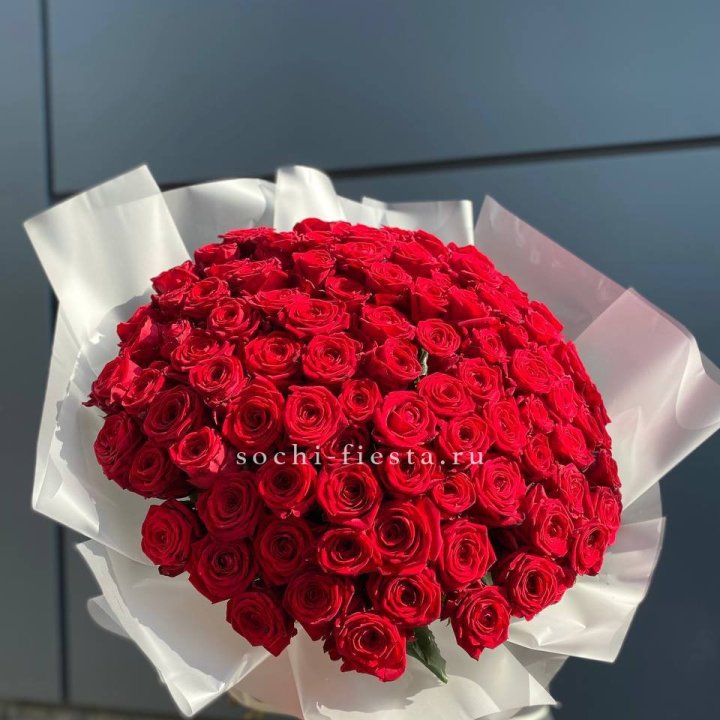 101 высокая роза в Ижевске