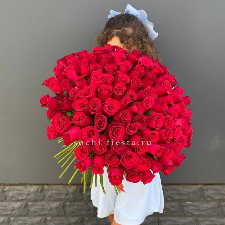 101 красная роза в Ижевске