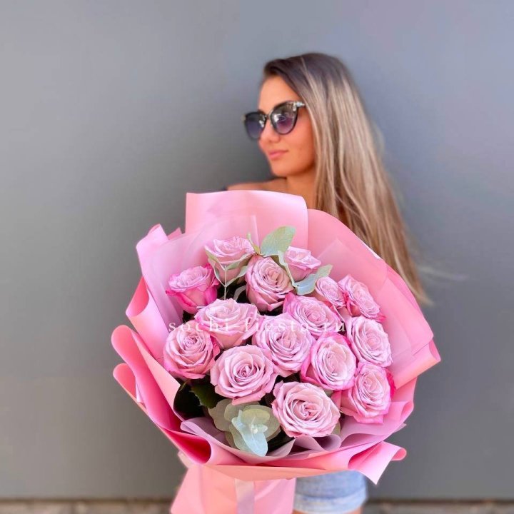 Букет розовых роз 2 в Ижевске