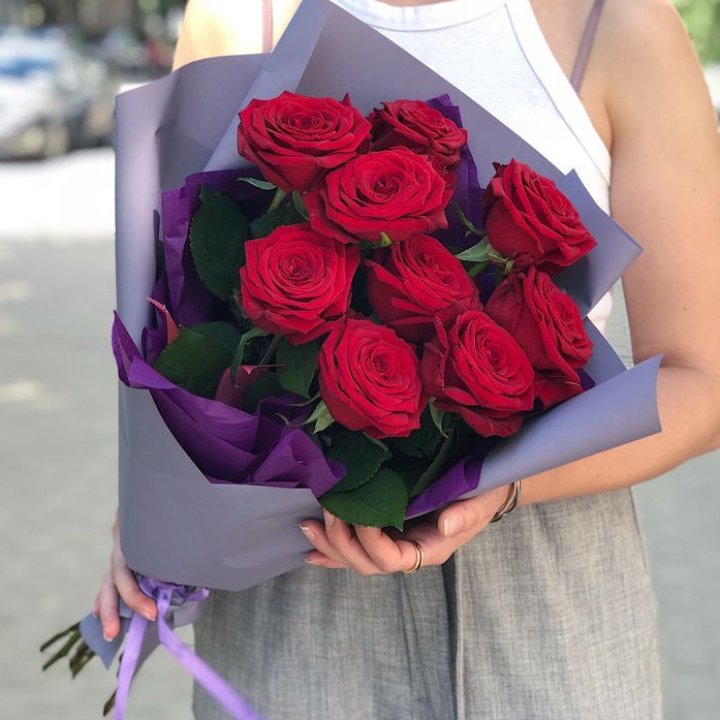 9  красных роз №1 в Ижевске