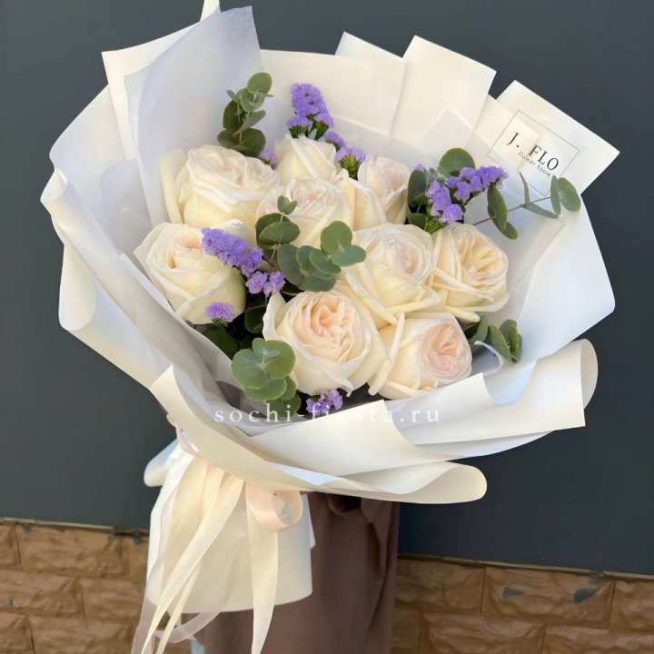 Букет из роз Вайт охара в Ижевске