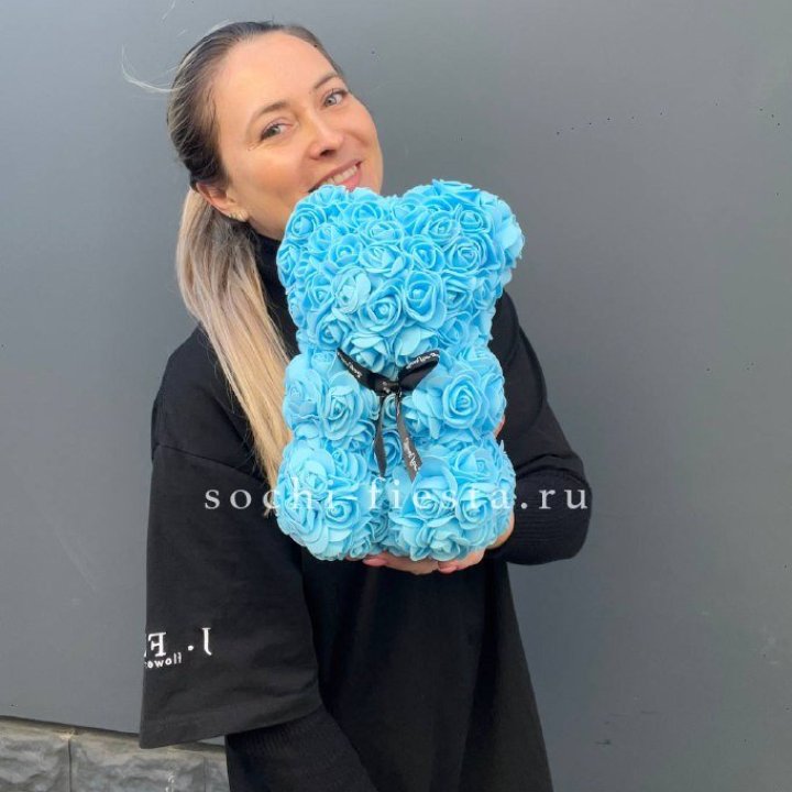 Игрушка медведь голубая в Ижевске