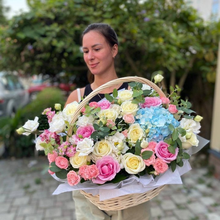 Цветочная корзина №2 в Ижевске