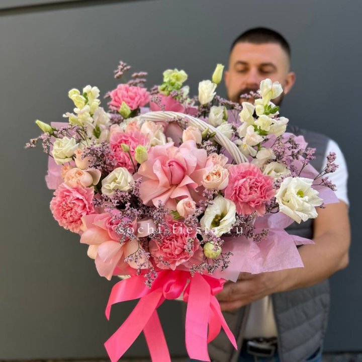 Цветочная корзина №1 в Ижевске