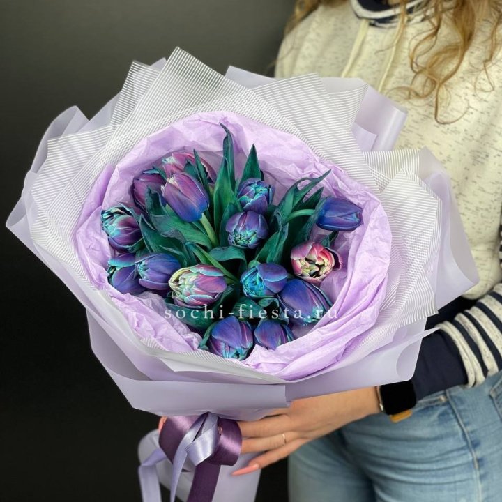 Букет тюльпанов "Пандора" в Ижевске