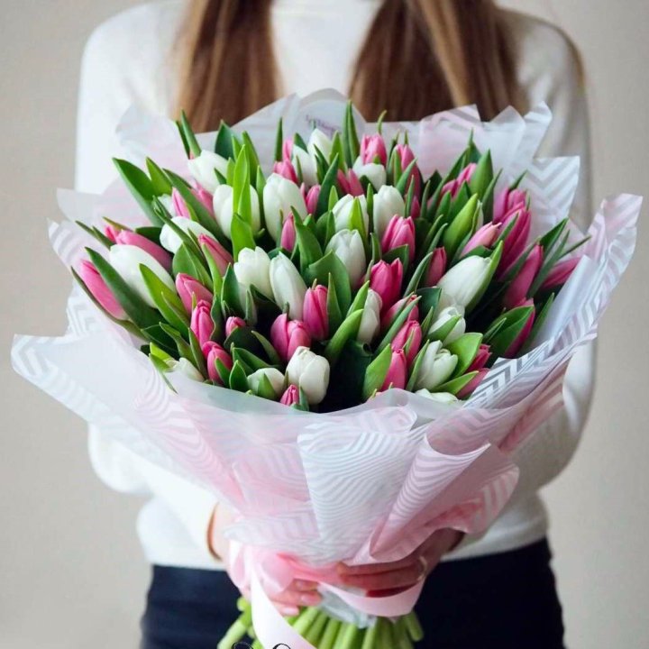 Букет тюльпанов "Лолита" в Ижевске
