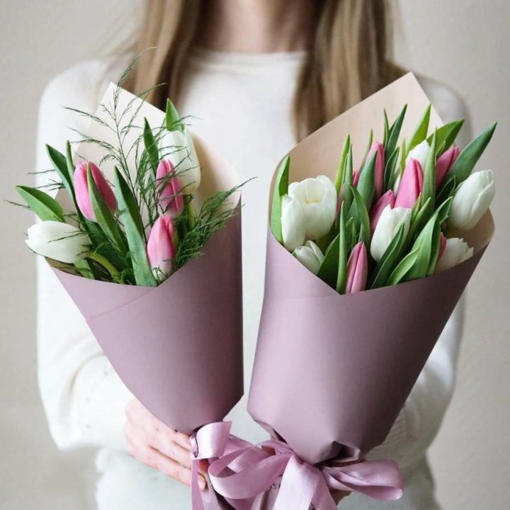 11 тюльпанов в оформлении в Ижевске